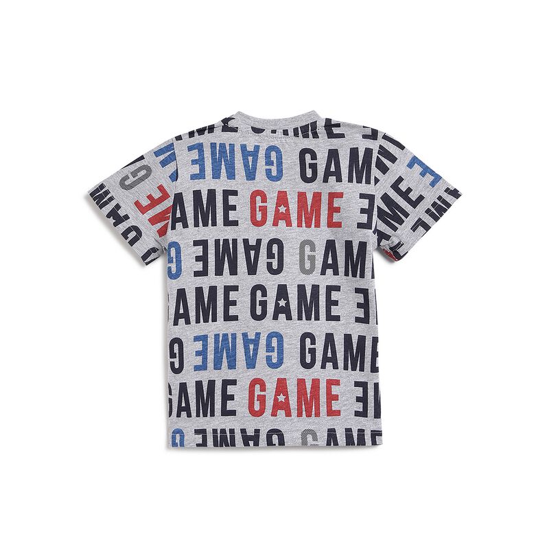 Boys Typography Printed T-shirt (Pack of 3) image number 4